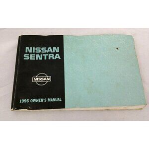 1996 Nissan Sentra Owners Manual Original Print BB14-D USA
